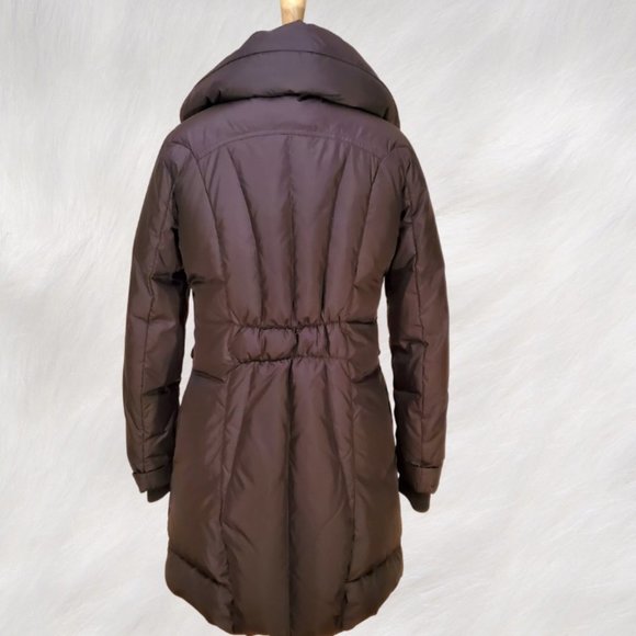 Cole Haan Knee-Length Black (80%) Down Puffer Coat Size M - Picture 5 of 16